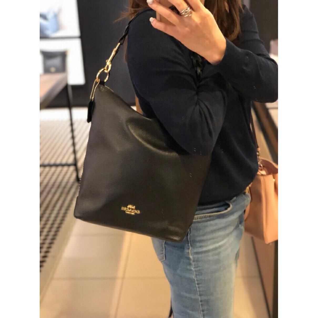 Abby duffle leather handbag Coach 